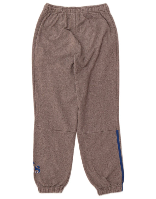 Adidas Boys Graphic Tracksuit Trousers Joggers 11-12 Years  Grey Cotton