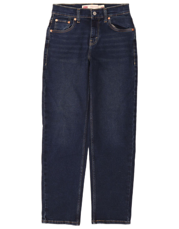 Levi's Girls Loose Fit Tapered Jeans 13-14 Years W26 L30 Navy Blue