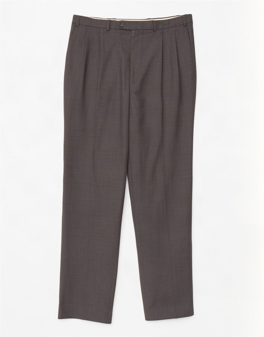 Marks & Spencer Mens Pegged Suit Trousers W38 L33 Grey Wool