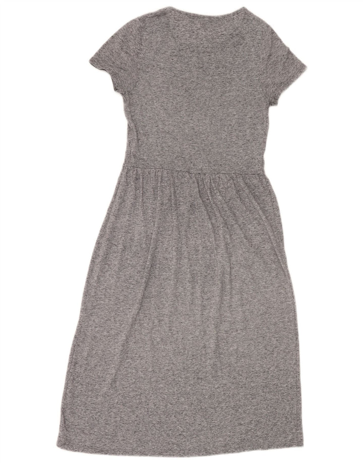 Topshop Womens A-Line Dress UK 8 Small Grey Flecked