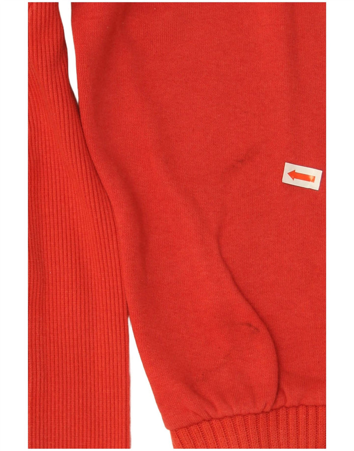 Puma Mens Graphic Sweatshirt Jumper Medium Red Cotton