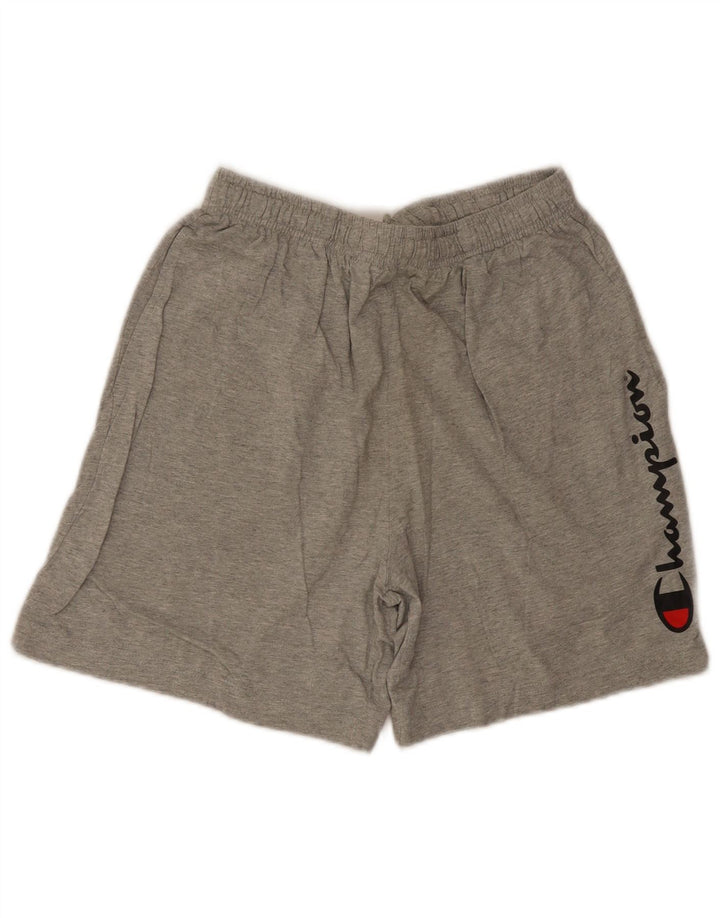 Champion Mens Graphic Sport Shorts Medium  Grey Cotton