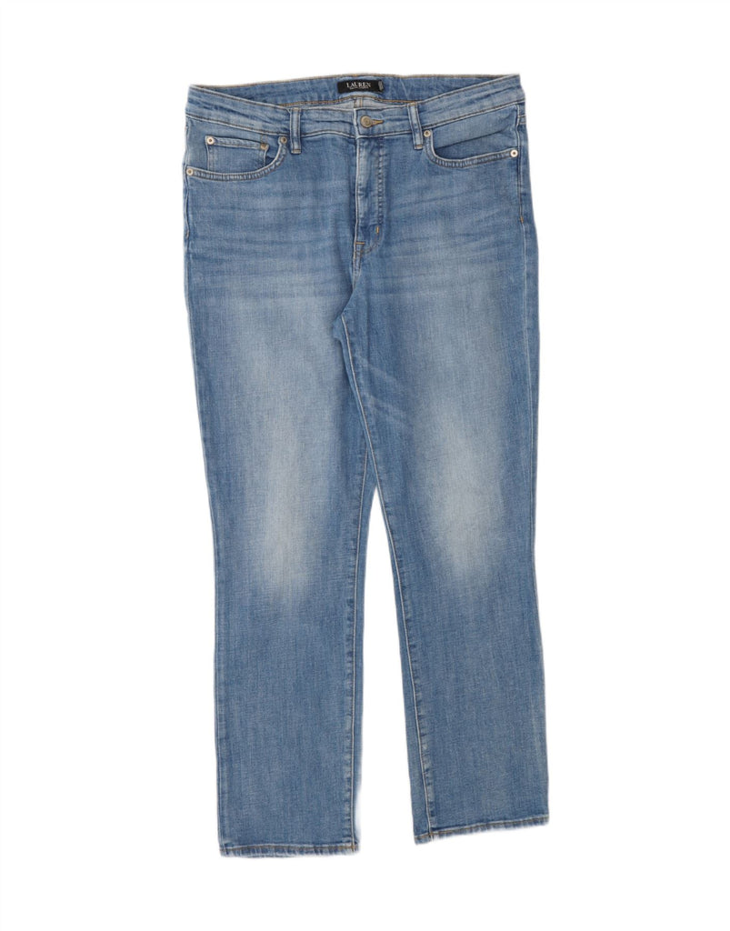 RALPH LAUREN Womens Straight Jeans US 14 XL W34 L30 Blue Cotton Vintage Ralph Lauren and Second-Hand Ralph Lauren from Messina Hembry 