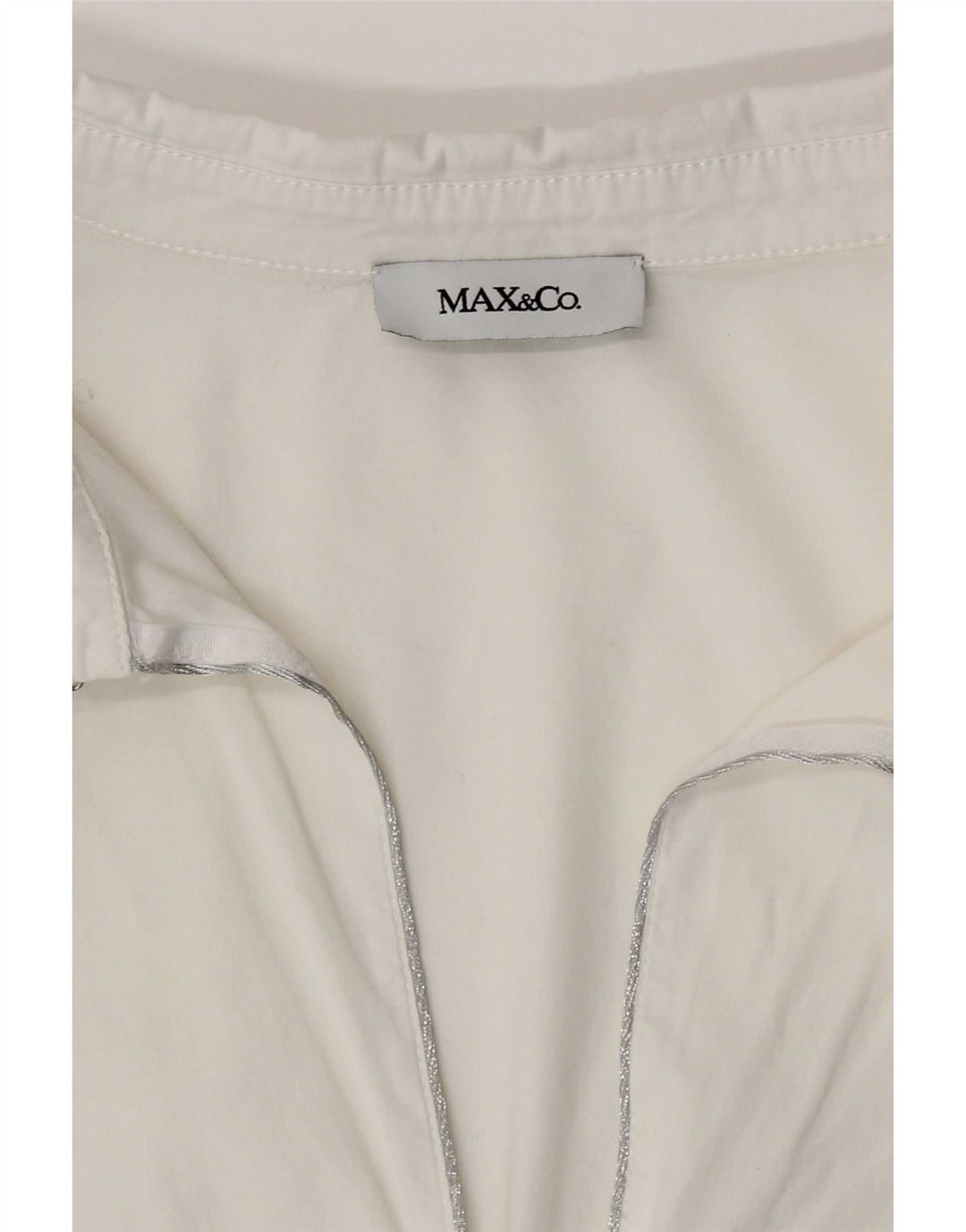 Max & Co. Womens Pullover Shirt UK 12 Medium White