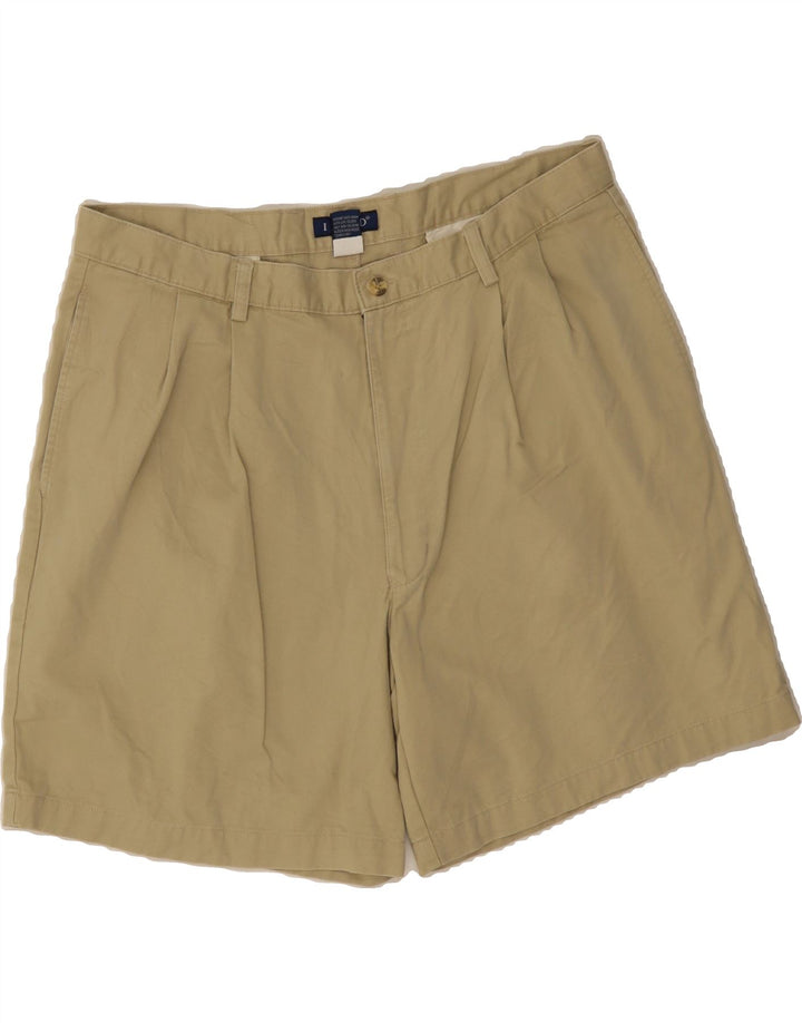 IZOD Mens Pegged Chino Shorts W38 XL Khaki Cotton Vintage Izod and Second-Hand Izod from Messina Hembry 