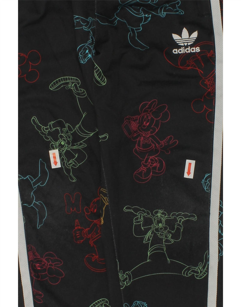 ADIDAS Girls Disney Graphic Tracksuit Trousers Joggers 5-6 Years Black | Vintage Adidas | Thrift | Second-Hand Adidas | Used Clothing | Messina Hembry 