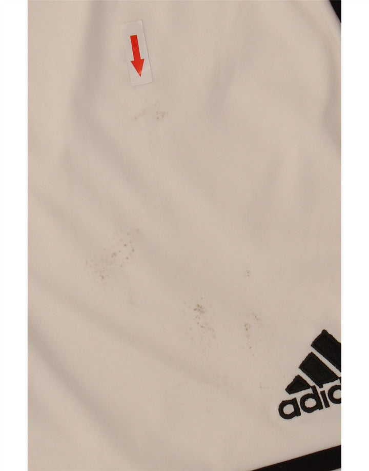Adidas Mens Sport Shorts Small  White Polyester