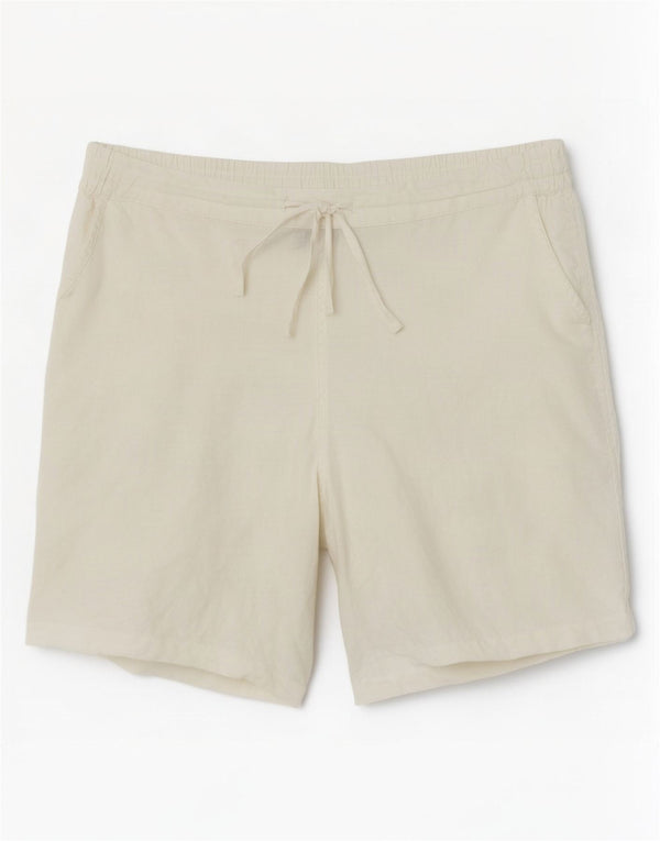 Marks & Spencer Womens Autograph Casual Shorts UK 18 XL W40 White