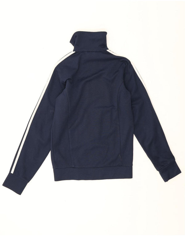 Adidas Mens Tracksuit Top Jacket XS Navy Blue Cotton