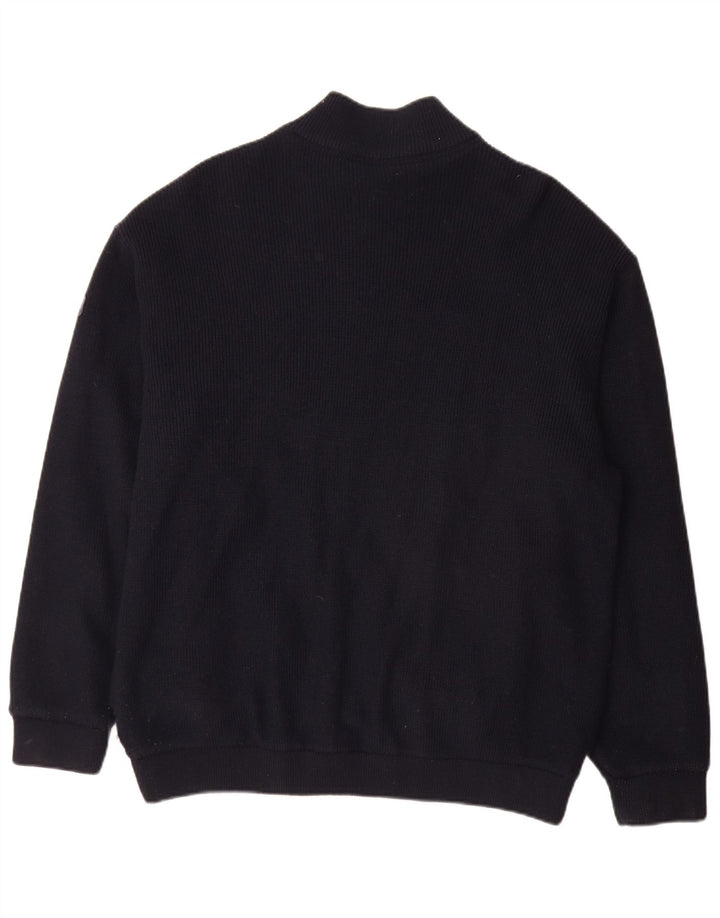 Paul & Shark Mens Cardigan Sweater Large Navy Blue