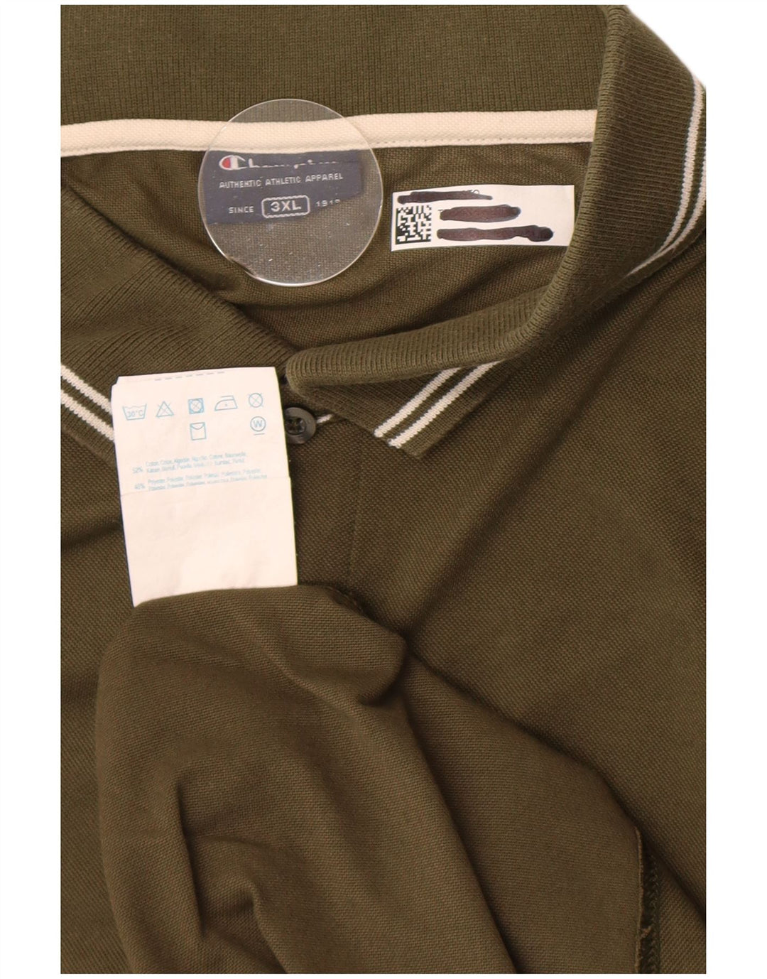 Champion Mens Polo Shirt 3XL Khaki Cotton