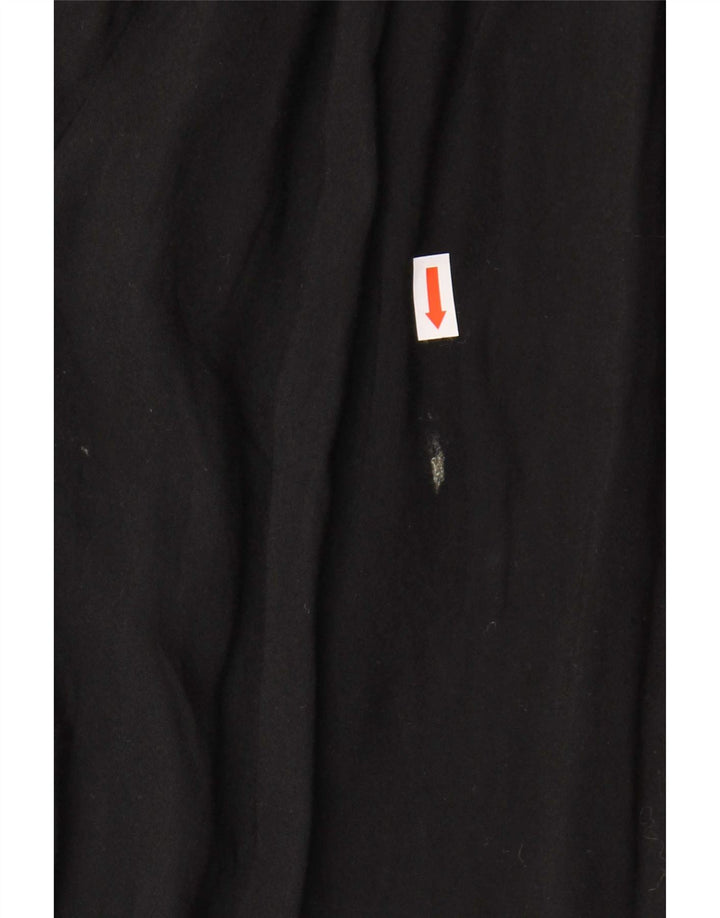 Marks & Spencer Womens Harem Trousers UK 10 Small W26 L26 Black Viscose