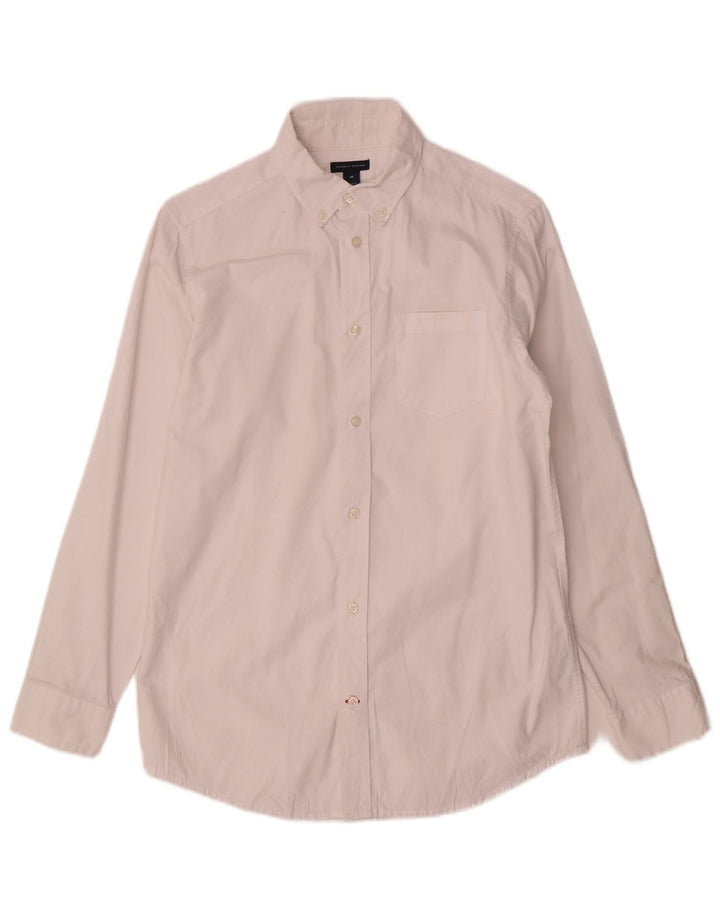 Tommy Hilfiger Boys Shirt 15-16 Years White Cotton