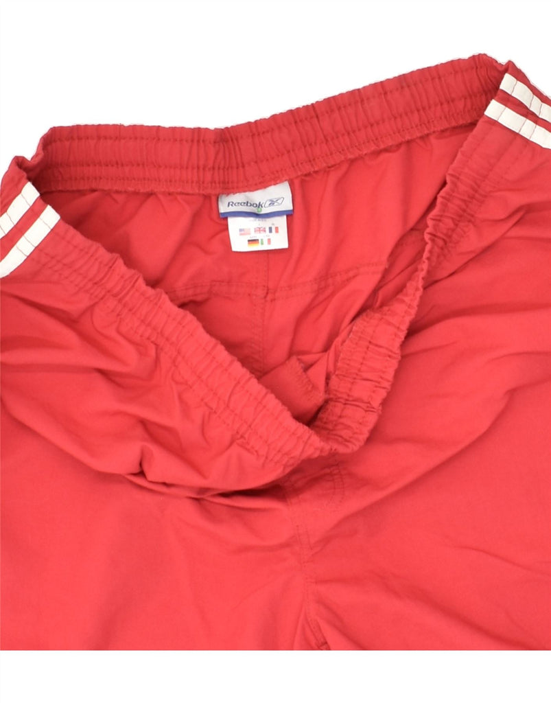 REEBOK Mens Sport Shorts Large Red | Vintage Reebok | Thrift | Second-Hand Reebok | Used Clothing | Messina Hembry 