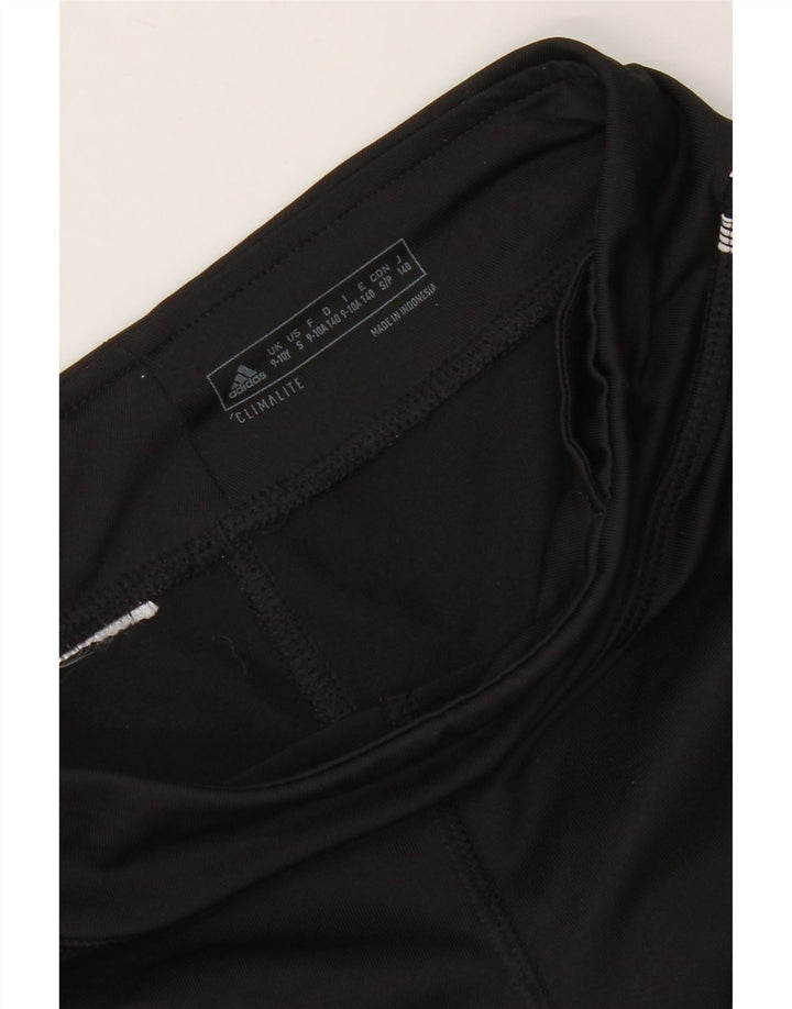Adidas Girls Climalite Leggings 9-10 Years  Black