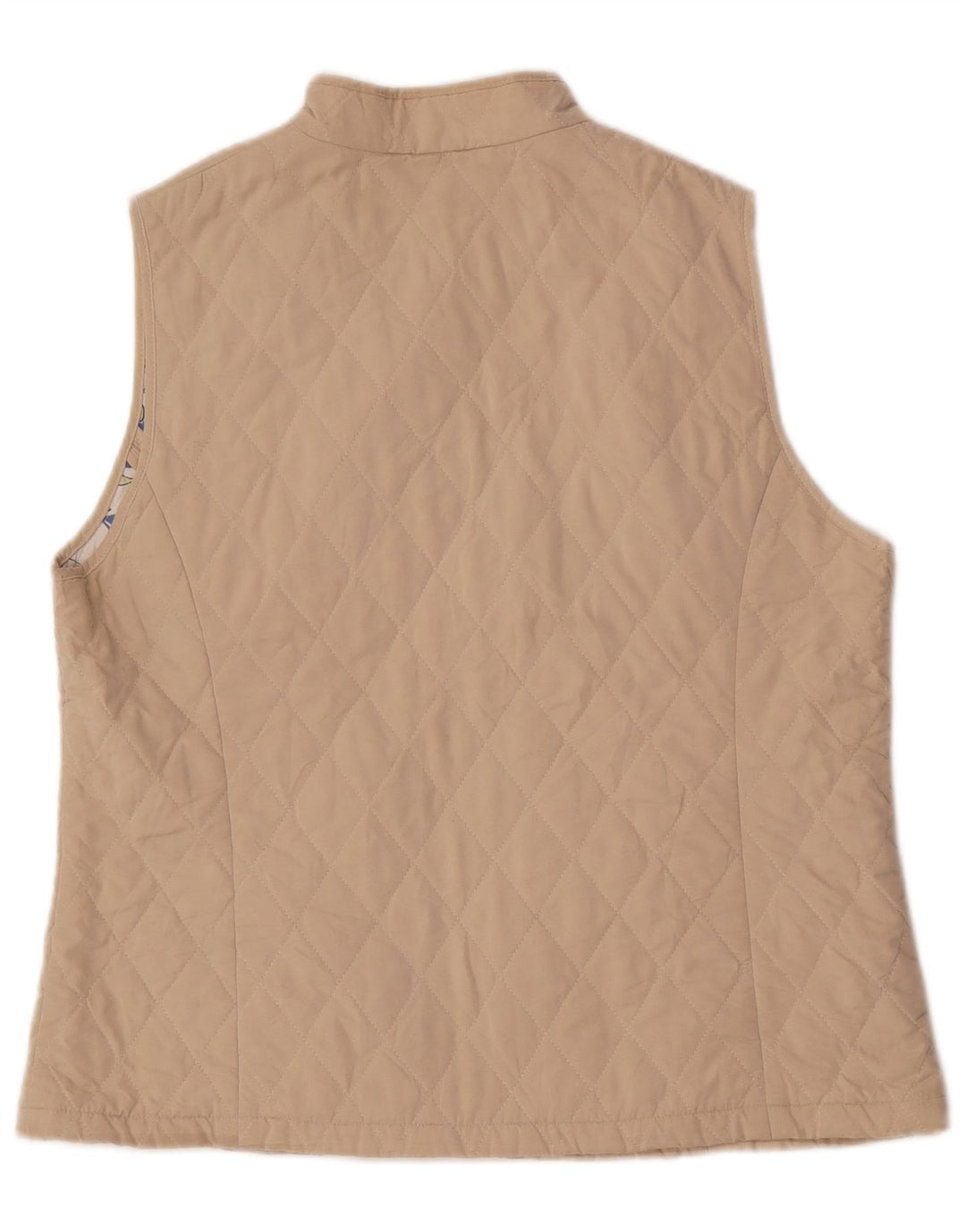 Marks & Spencer Womens Quilted Gilet UK 16 Large Beige