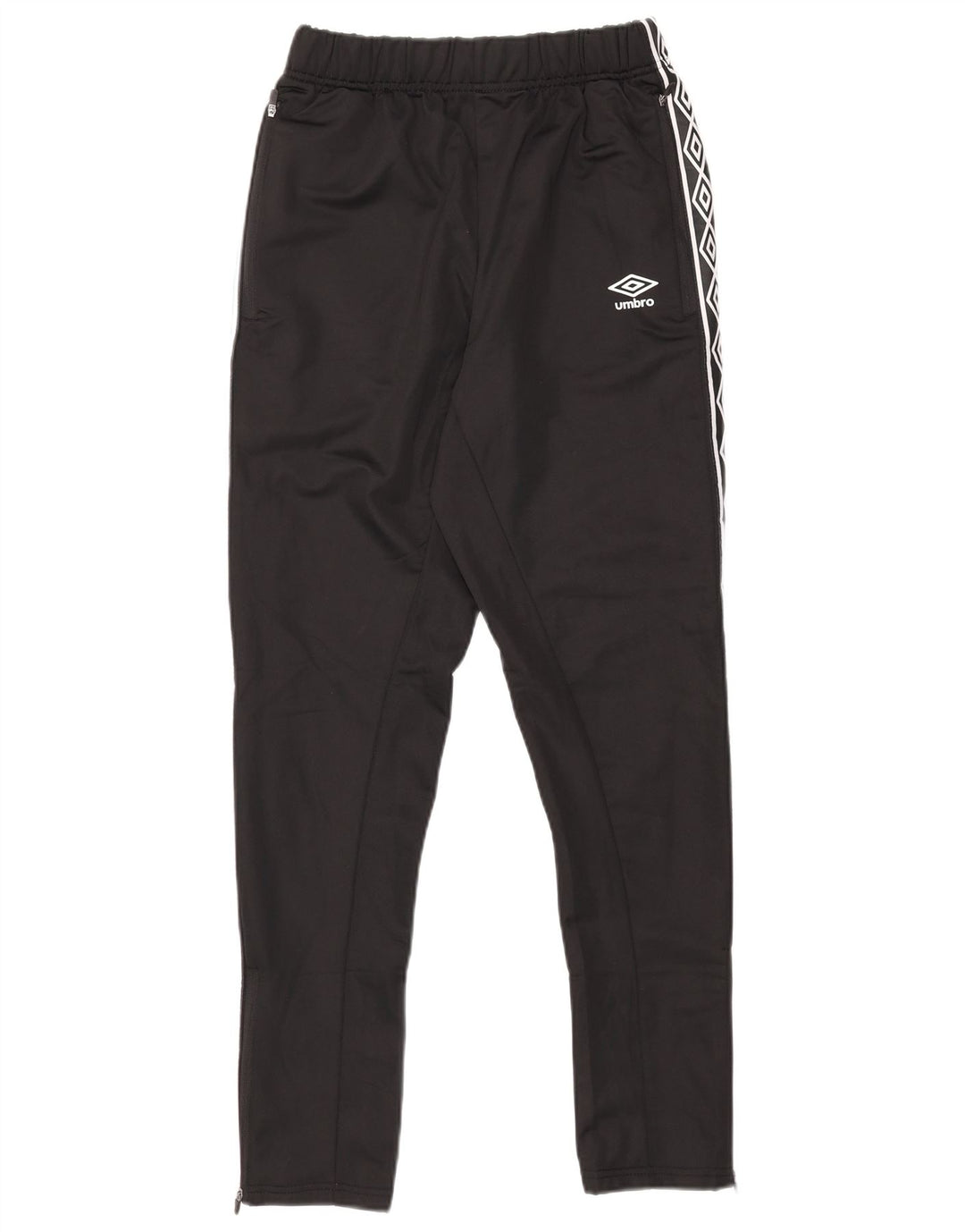 UMBRO Mens Graphic Tracksuit Trousers Small  Black Polyester