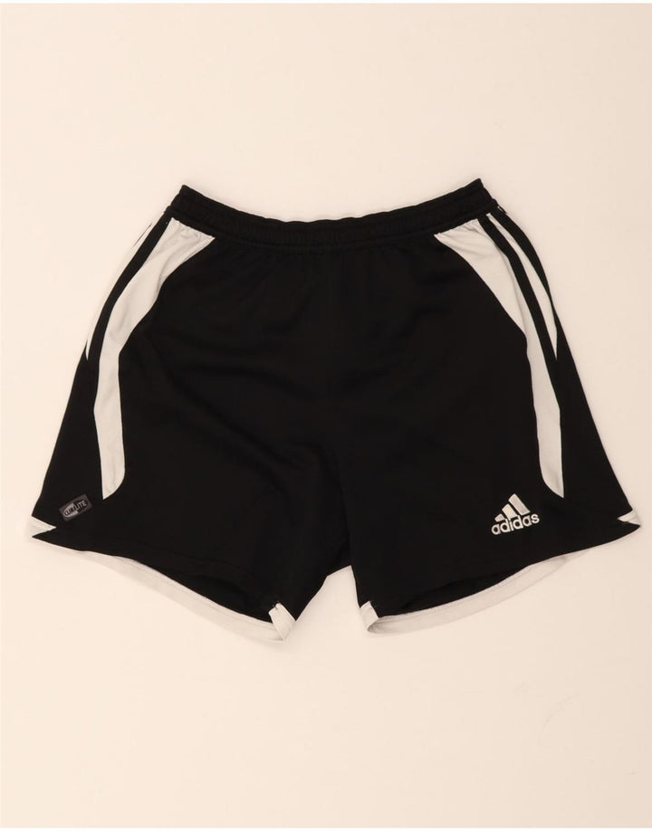 Adidas Mens Climalite Sport Shorts Medium  Black Colourblock Polyester