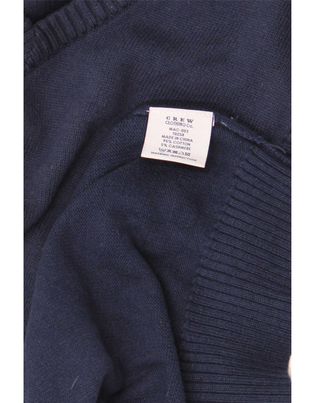 Crew Clothing Mens Vest Tank Top Small Navy Blue Cotton