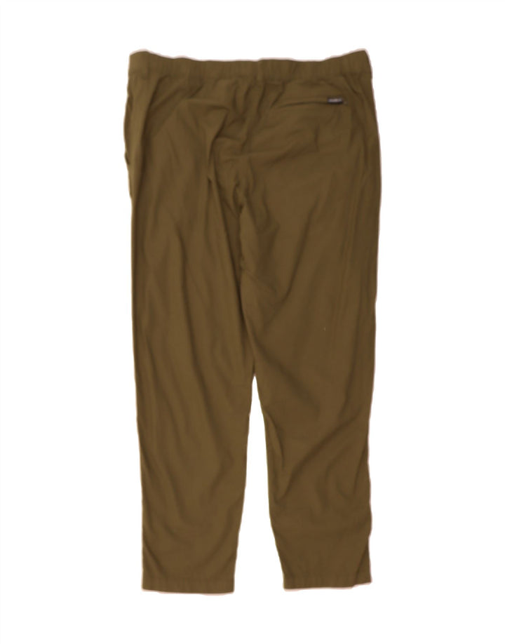 EDDIE BAUER Mens Straight Chino Trousers W40 L30 Khaki Cotton Vintage Eddie Bauer and Second-Hand Eddie Bauer from Messina Hembry 