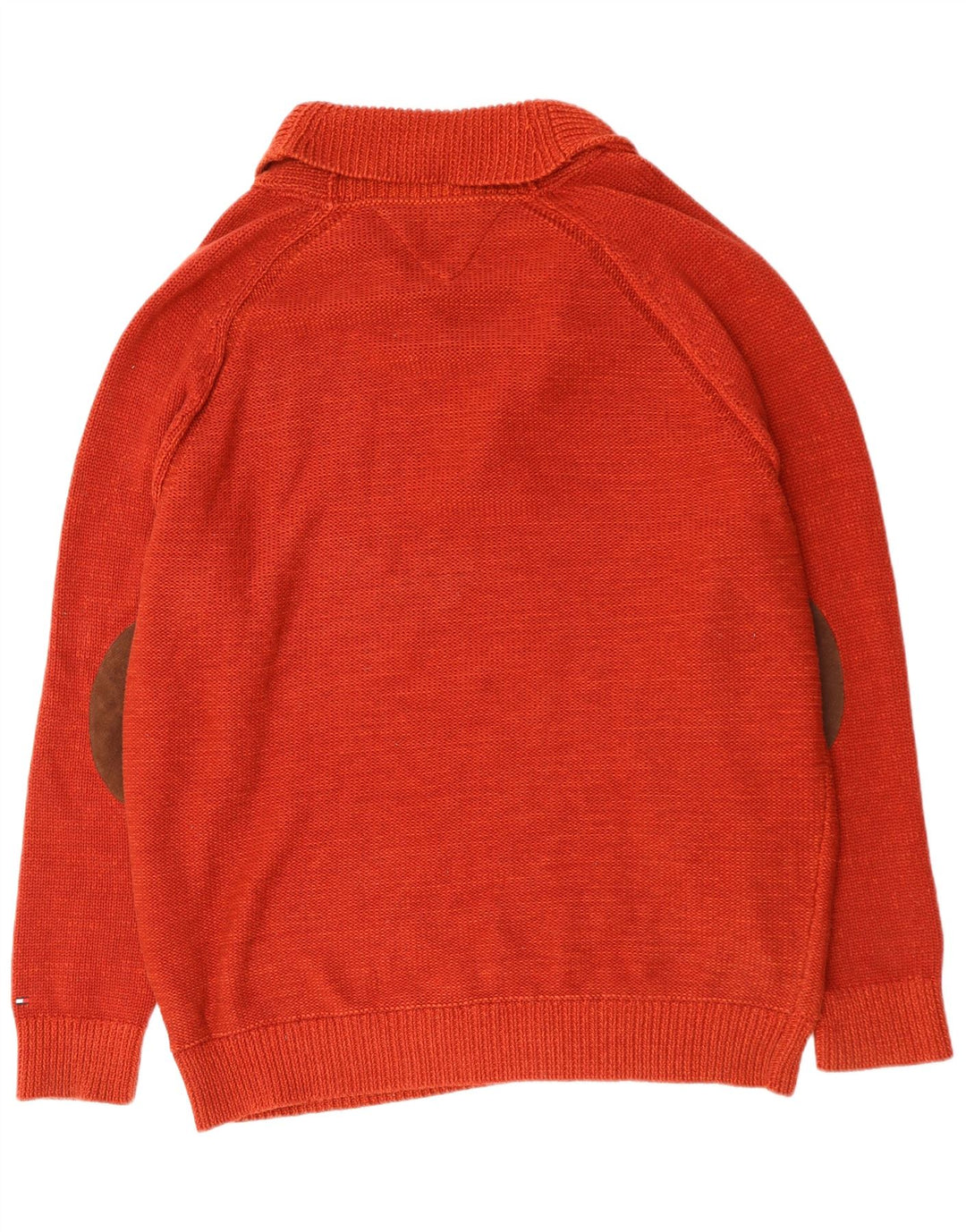 Tommy Hilfiger Mens Shawl Neck Jumper Sweater 4XL Red Cotton