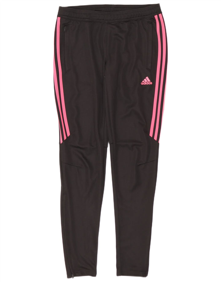 Adidas Womens Climacool Tracksuit Trousers UK 8/10 Small  Black Polyester