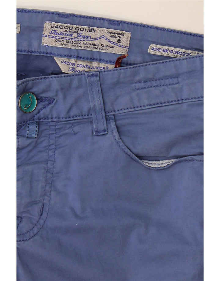 Jacob Cohen Womens Slim Casual Trousers W30 L31 Blue