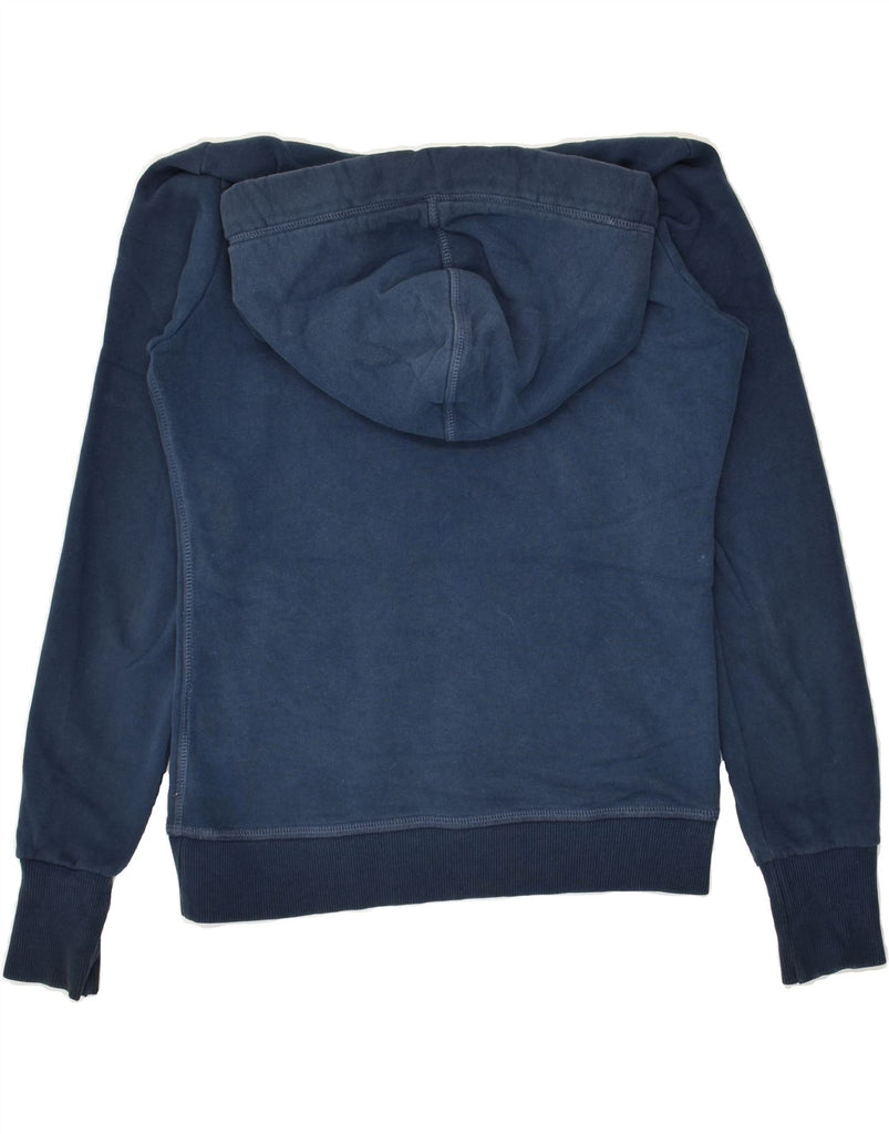 SUPERDRY Womens Hoodie Jumper UK 10 Small Navy Blue Cotton | Vintage Superdry | Thrift | Second-Hand Superdry | Used Clothing | Messina Hembry 