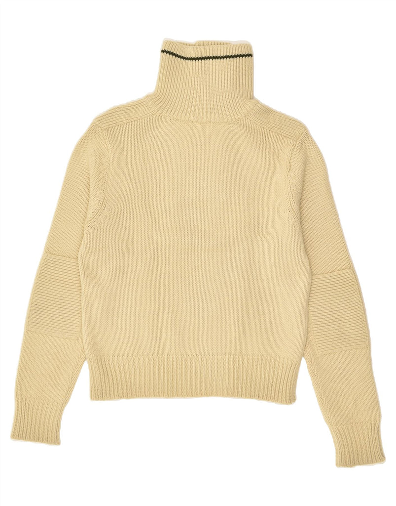 OXER Mens Zip Neck Jumper Sweater Medium Beige Acrylic | Vintage OXER | Thrift | Second-Hand OXER | Used Clothing | Messina Hembry 