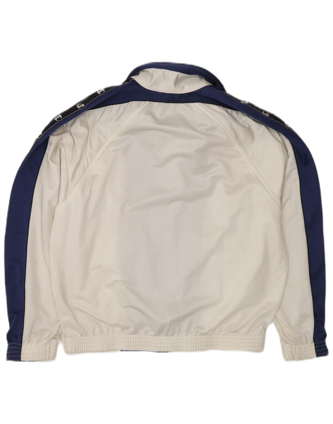 Champion Mens Graphic Tracksuit Top Jacket Small White Colourblock