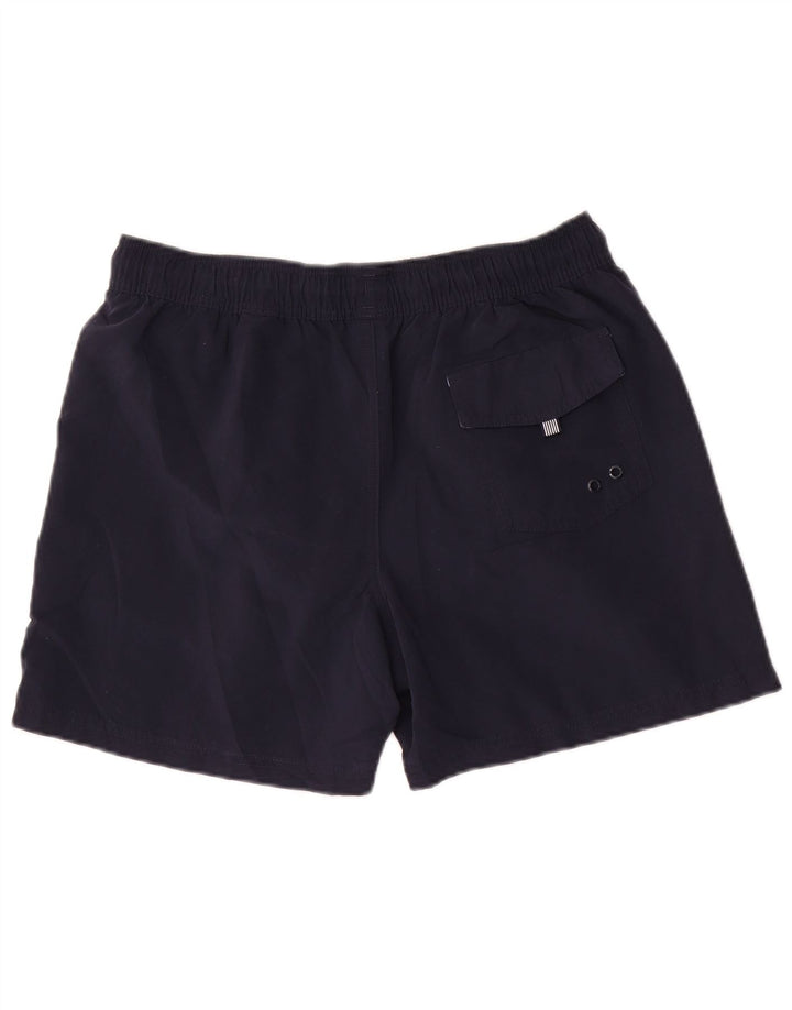 Marks & Spencer Mens Swimming Shorts Medium  Navy Blue Polyester