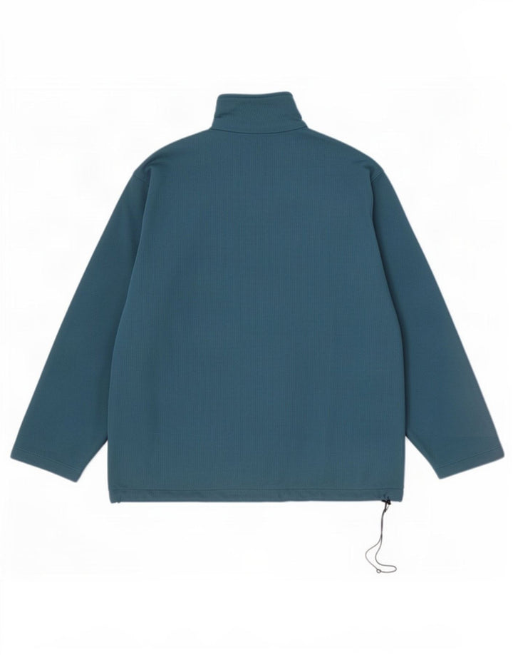 Diadora Womens Tracksuit Top Jacket UK 16 Large Blue Polyester