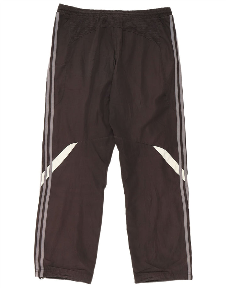 Adidas Mens Tracksuit Trousers Medium  Black Colourblock Polyester