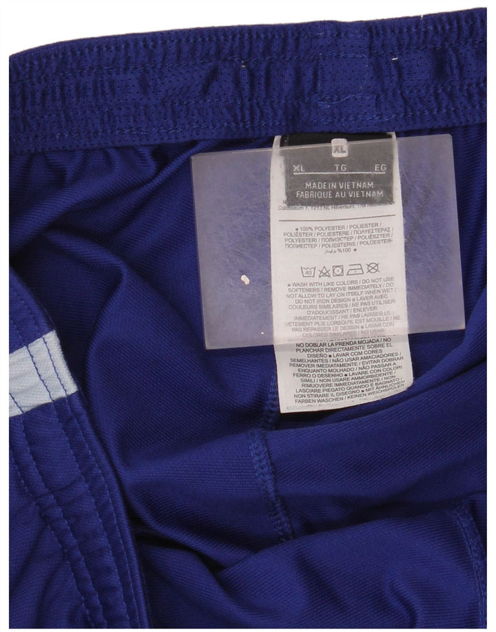 Nike Mens Tracksuit Trousers XL Blue Colourblock Polyester