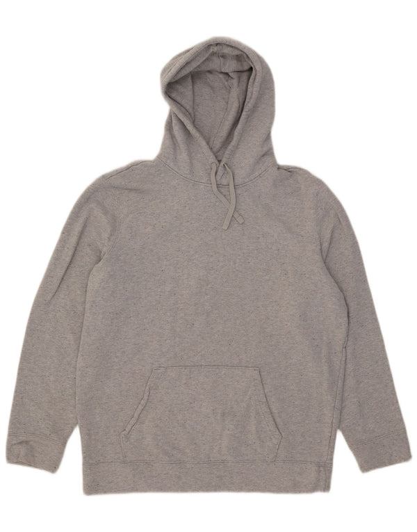 Puma Mens Hoodie Jumper Large Grey Flecked Cotton