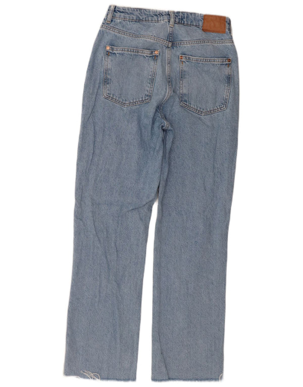 Zara Womens Straight Jeans EU 38 Small W28 L29 Blue Cotton