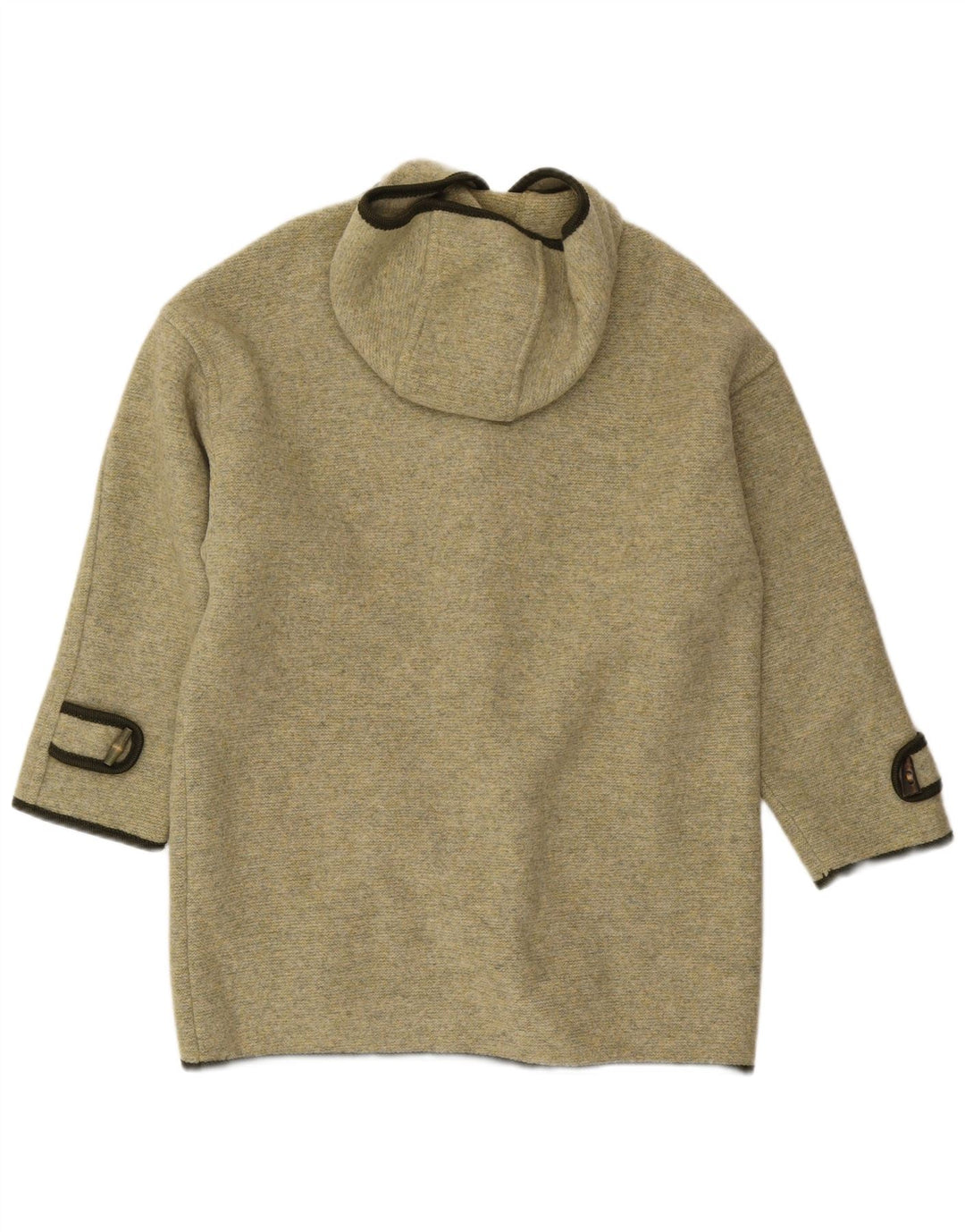 GIESSWEIN Womens Hooded Cardigan Sweater UK 14 Large  Green Fair Isle