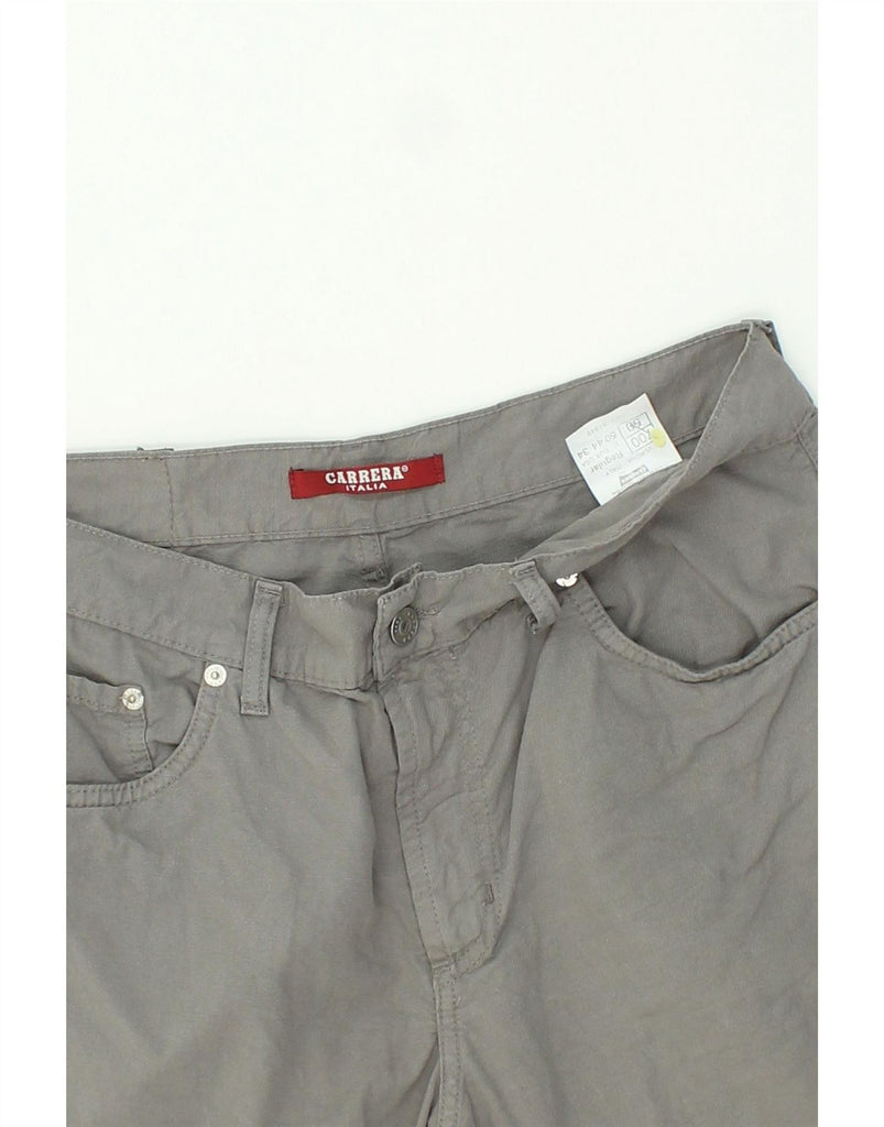 CARRERA Mens 700 Straight Casual Trousers W34 L27 Grey Cotton Vintage Carrera and Second-Hand Carrera from Messina Hembry 