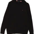 TOMMY HILFIGER Mens Crew Neck Jumper Sweater Large Black Cotton Vintage Tommy Hilfiger and Second-Hand Tommy Hilfiger from Messina Hembry 