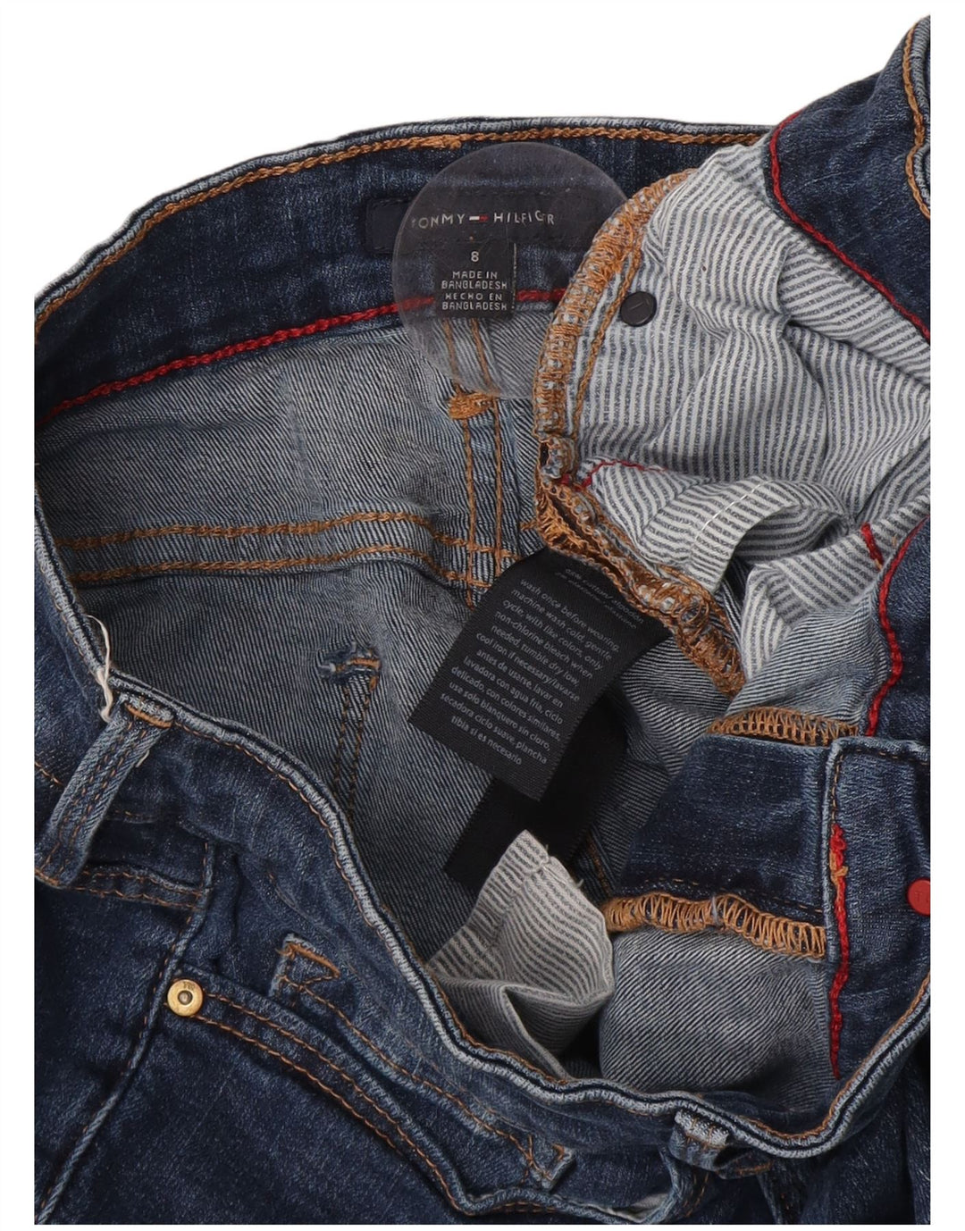 Tommy Hilfiger Womens Slim Jeans US 8 Medium W30 L27 Blue Cotton