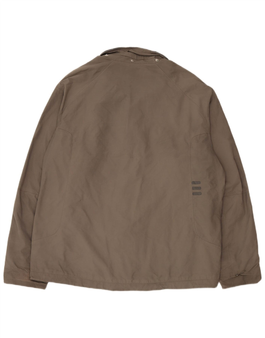 Adidas Mens Rain Jacket UK 40 Large Khaki Nylon