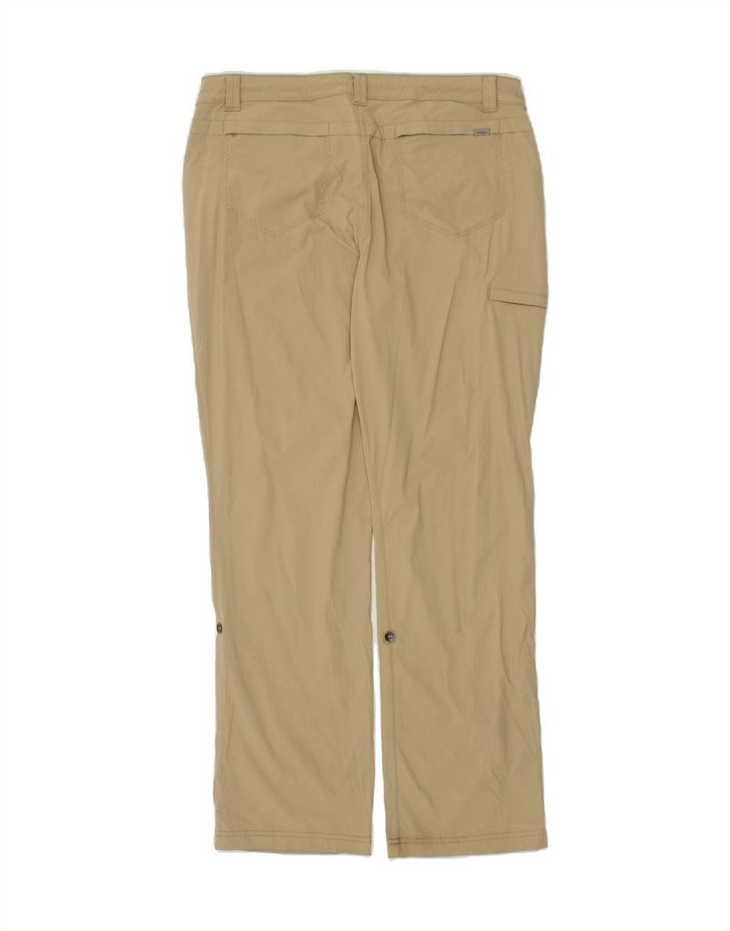 EDDIE BAUER Womens Straight Hiking Trousers US 14 XL W36 L32 Beige Nylon Vintage Eddie Bauer and Second-Hand Eddie Bauer from Messina Hembry 