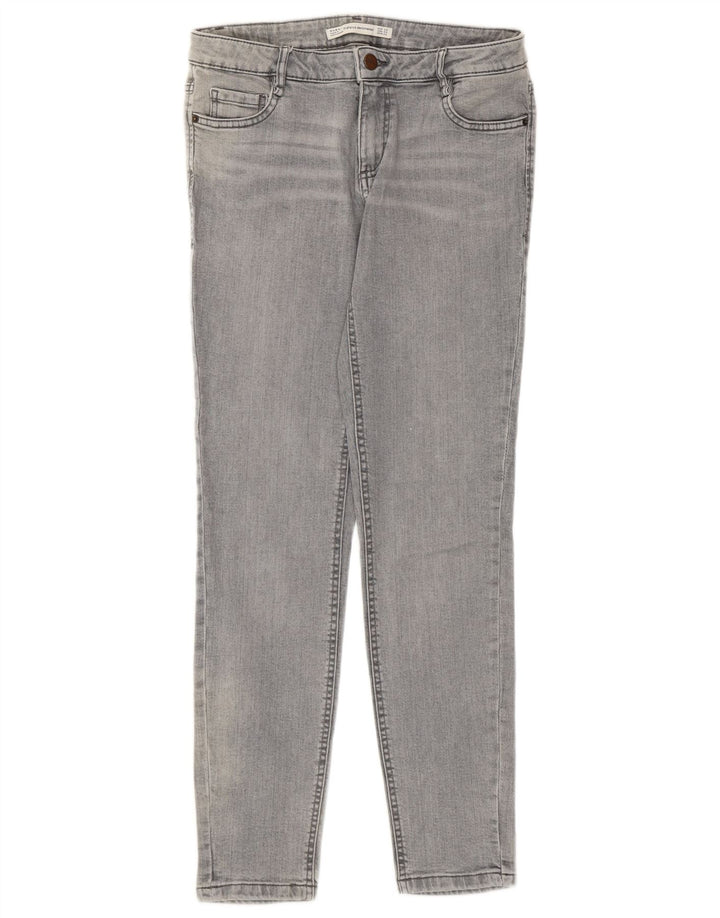 Zara Womens Skinny Jeans EU 38 Small W28 L28 Grey