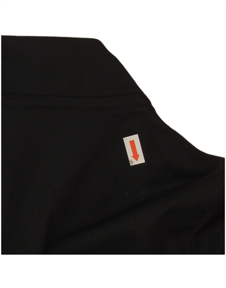 Nike Boys Tracksuit Top Jacket 12-13 Years Large Black Polyester