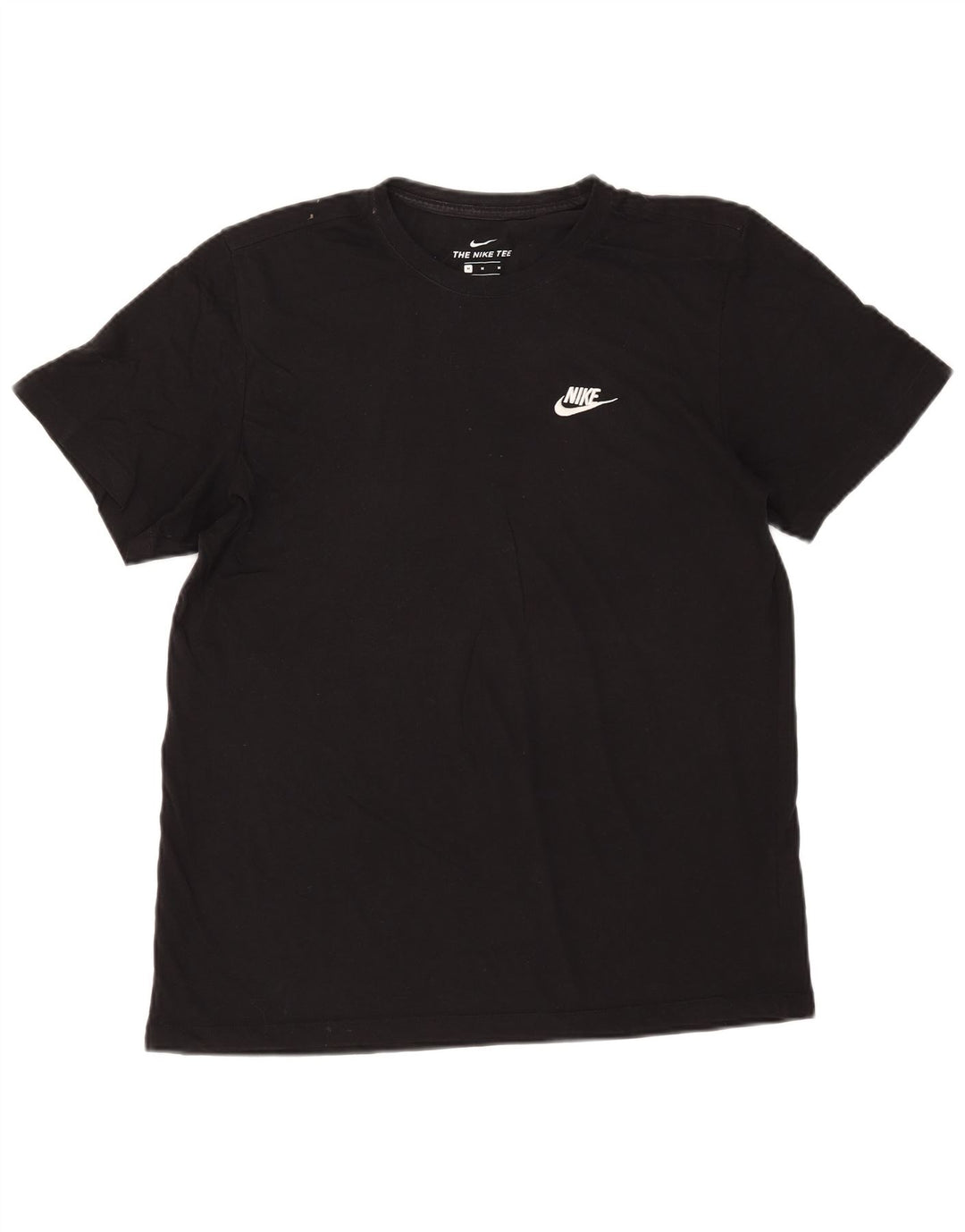 Nike Mens T-Shirt Top Medium Black Cotton