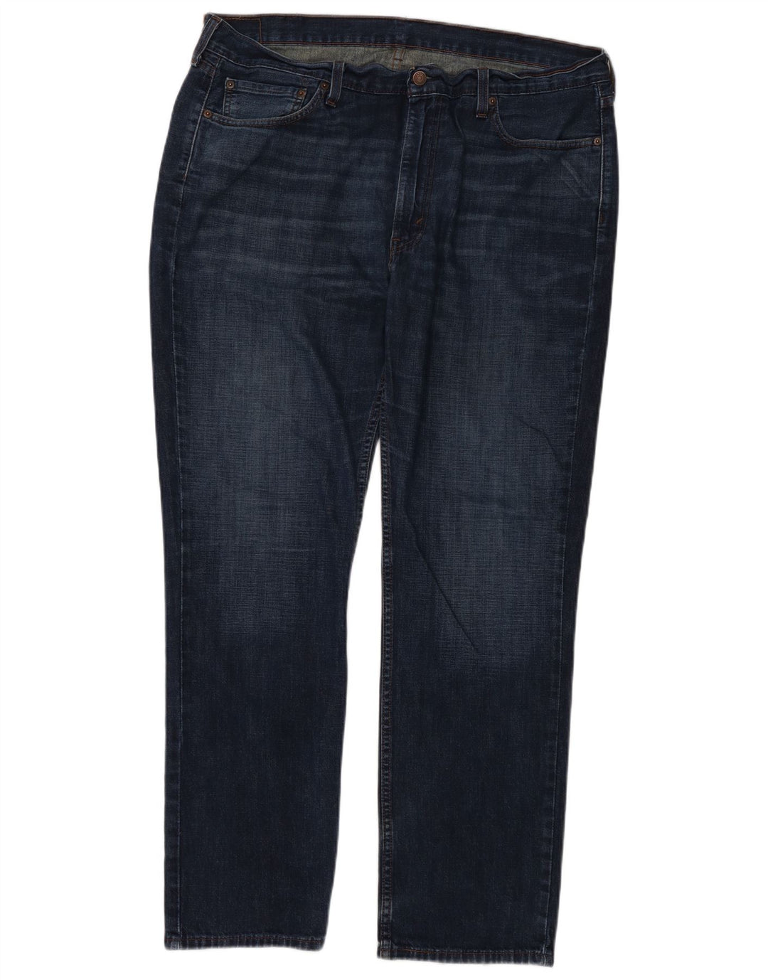 LEVI'S Mens Slim Jeans  W40 L32 Navy Blue Cotton