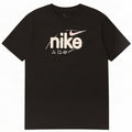 Nike Mens Graphic T-Shirt Top Large Black Polyester