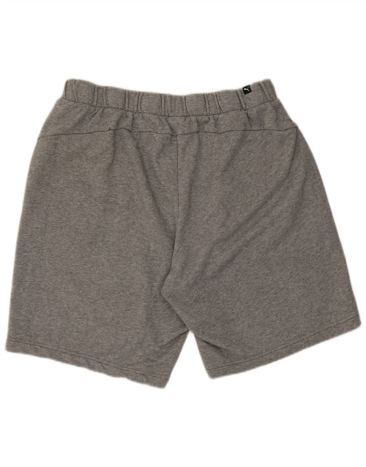 Puma Mens Sport Shorts XL Grey Flecked Cotton