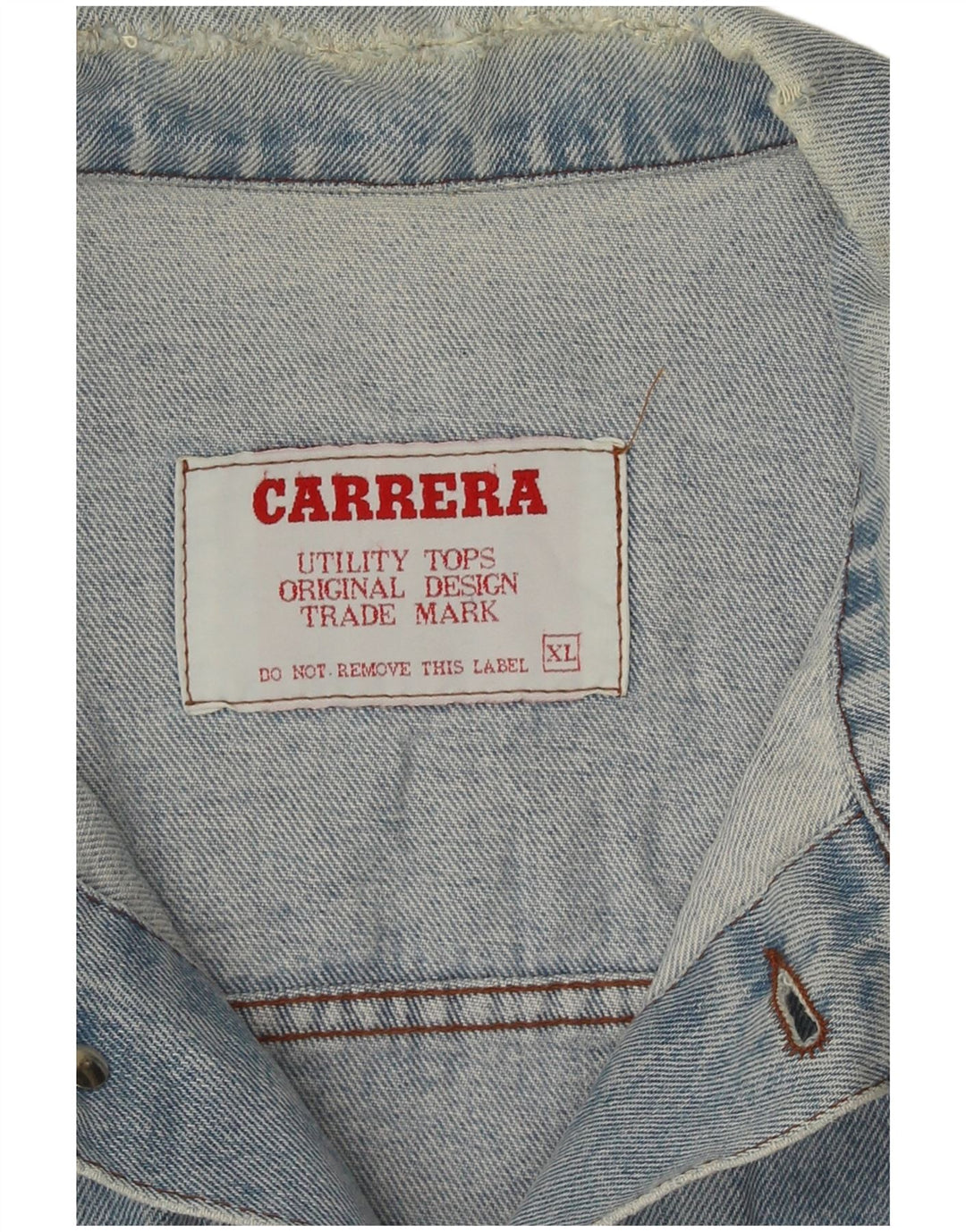Carrera Mens Denim Jacket UK 42 XL Blue