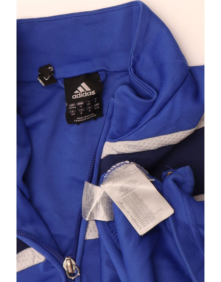 ADIDAS Mens Climalite Pullover Tracksuit Top UK 40/42 Medium Blue